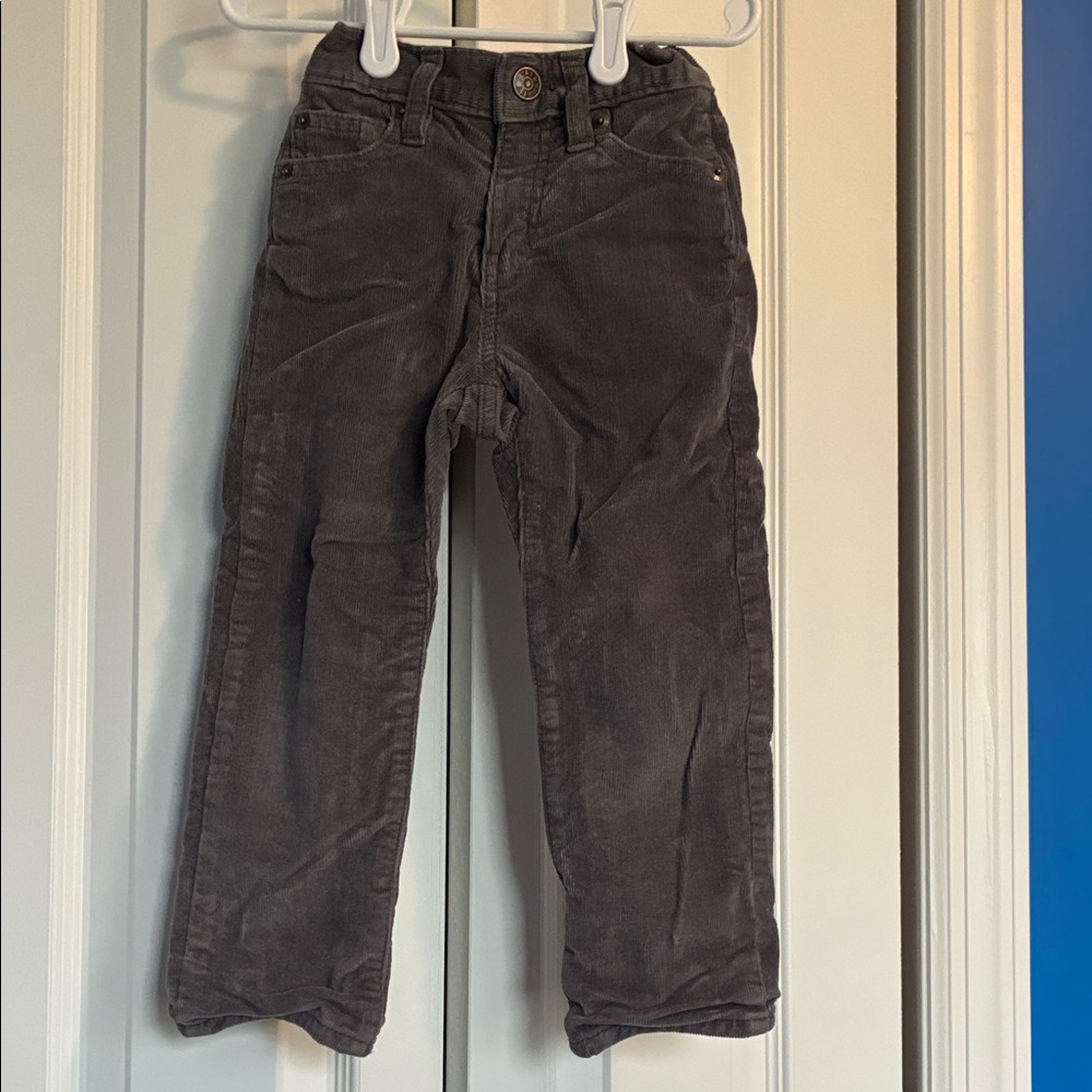 Crewcuts toddler boys Gray Corduroy Pants with stretch